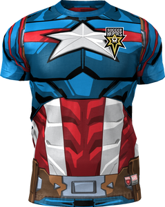 Admiral Captain America Body Suit