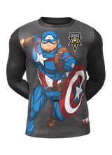 Load image into Gallery viewer, Admiral Captain America Long Sleeve Character Tee
