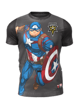 Load image into Gallery viewer, Admiral Captain America Short Sleeve Character Tee
