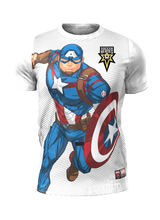 Load image into Gallery viewer, Admiral Captain America Short Sleeve Character Tee
