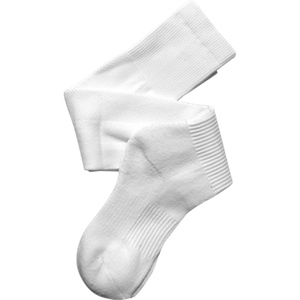 White Soccer Sock