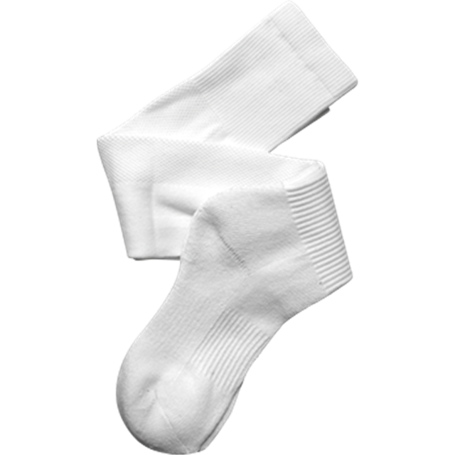 White Soccer Sock