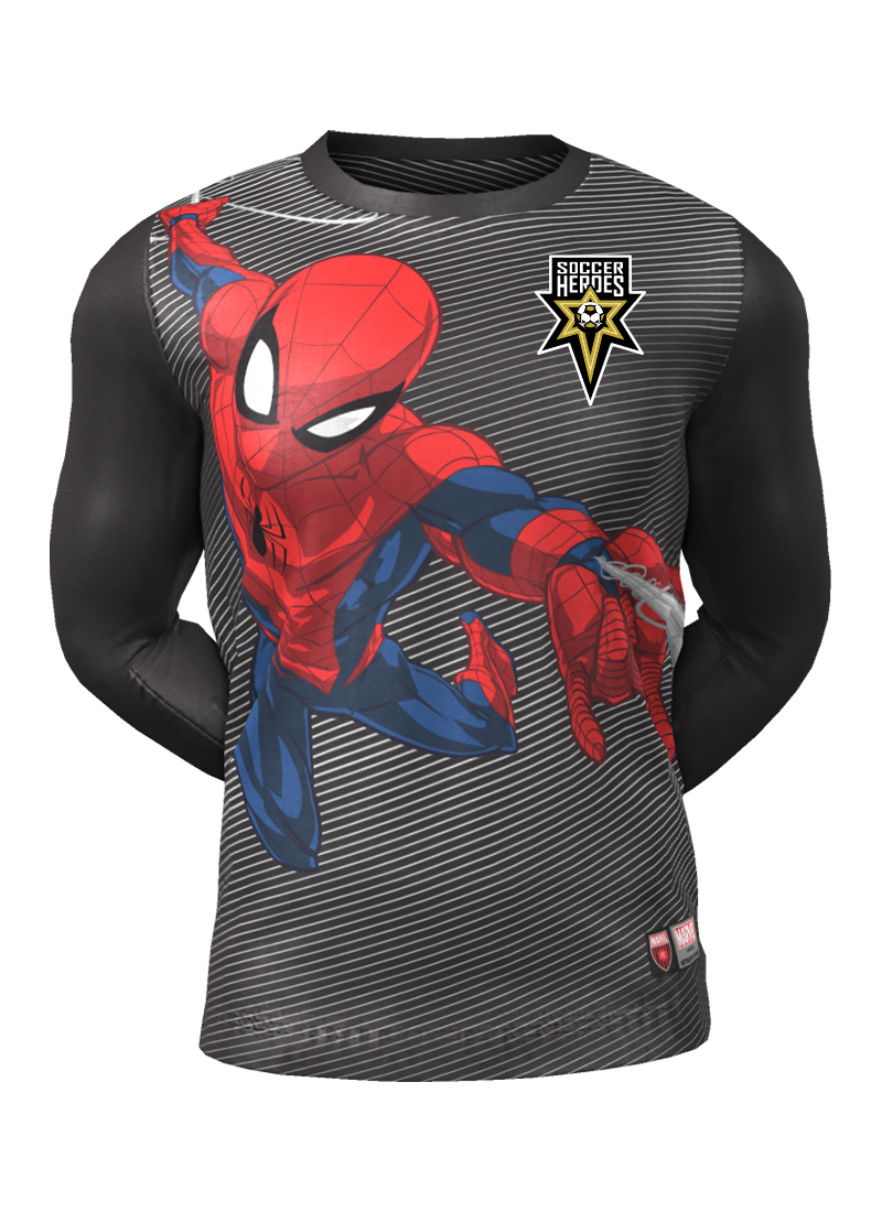 Admiral Spiderman Long Sleeve Character Tee