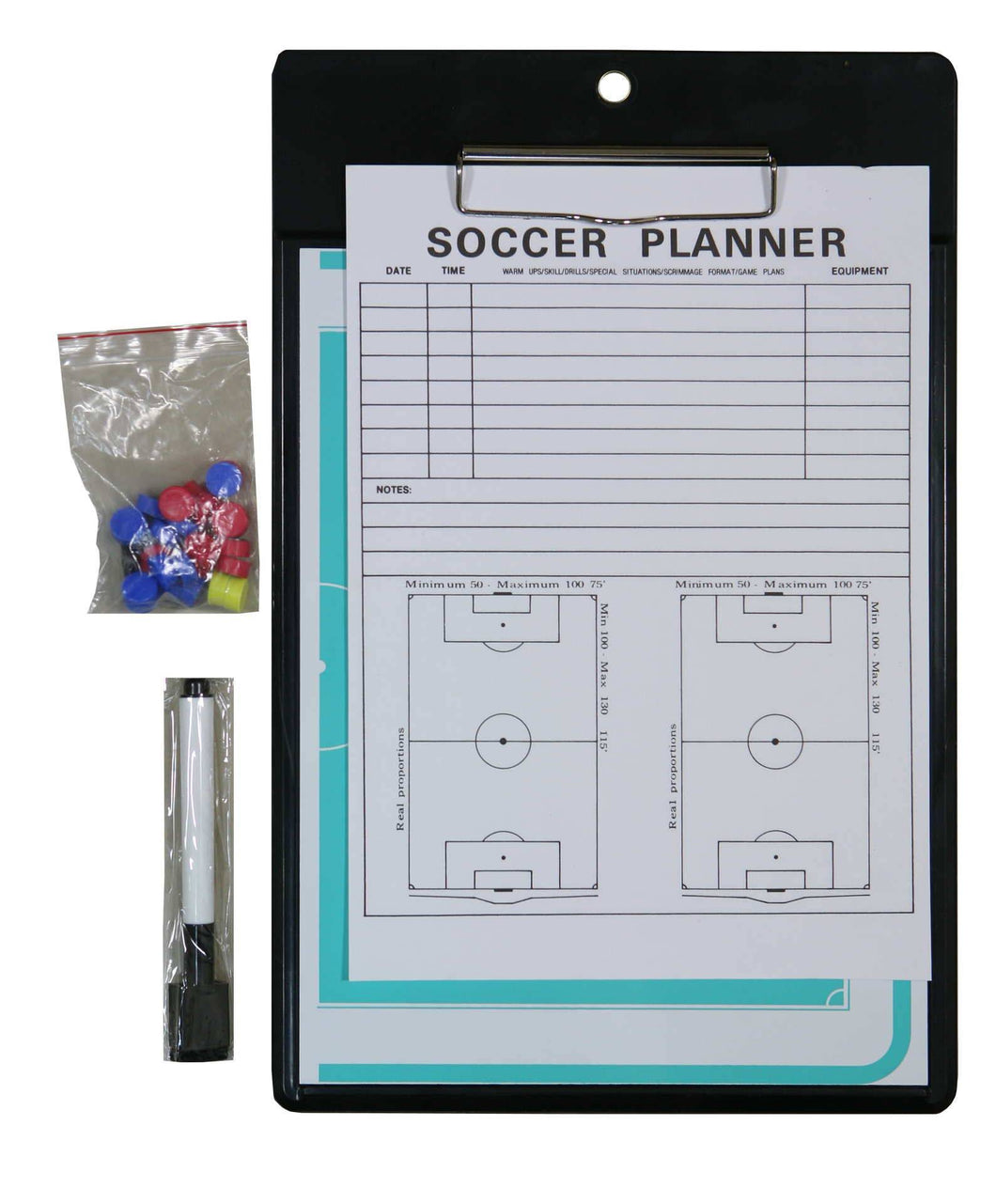Deluxe Soccer Planner Clipboard